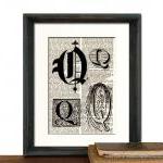 Letter Q Monogrammed Gift P..