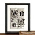 Letter W Monogrammed Gift P..