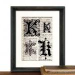 Letter K Monogrammed Gift P..