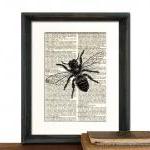 Bee Art Print - Mothers Day..